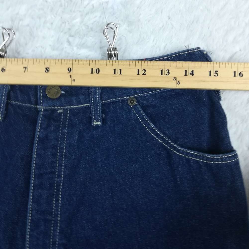 Vtg Kenny Roger's‎ Karmen Girls Jeans Western Straight Leg Blue Denim Indigo 18 - Picture 3 of 11